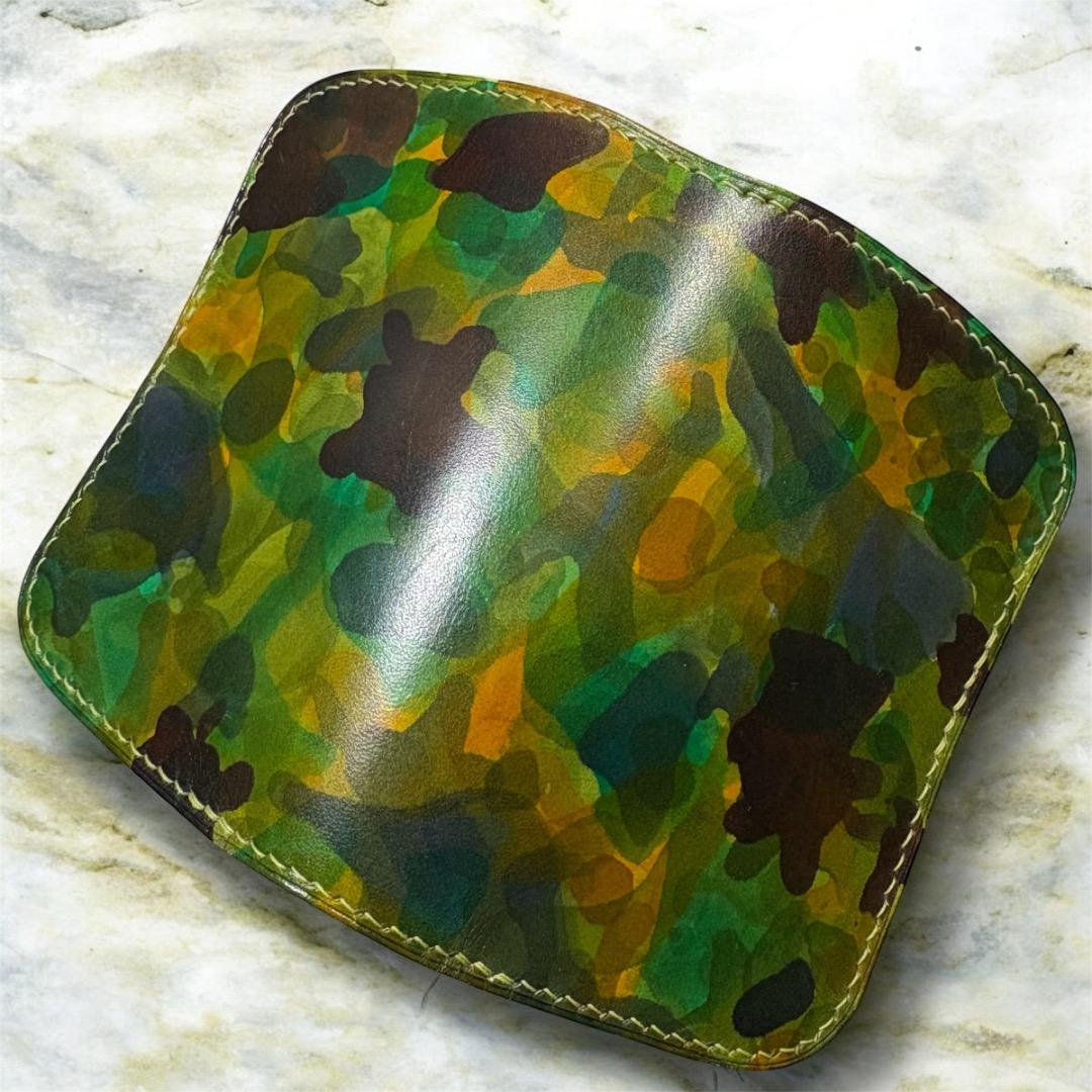 【姫路レザー】手縫い ミドルウォレット 本革 経年変化を楽しむ 二つ折り財布