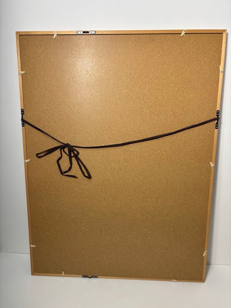 #宮本秋風 木版画「宵桜」　刻印入り