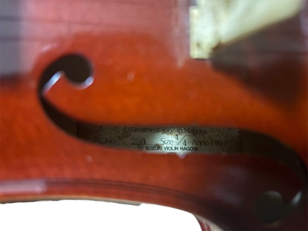 SUZUKI バイオリン　No.280 4/4 現状品