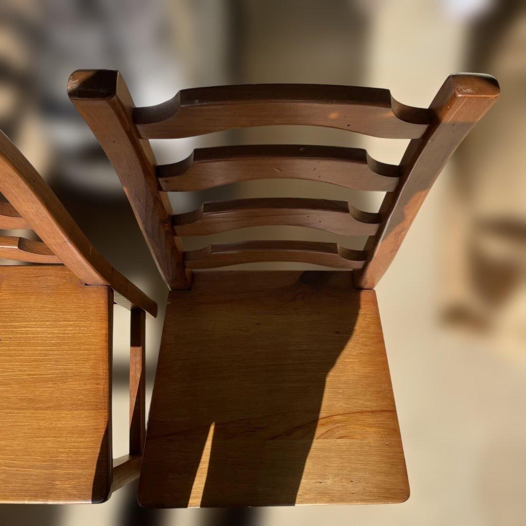 kingyokingyo カントリーパイン無垢材椅子ヴィンテージチェア1点