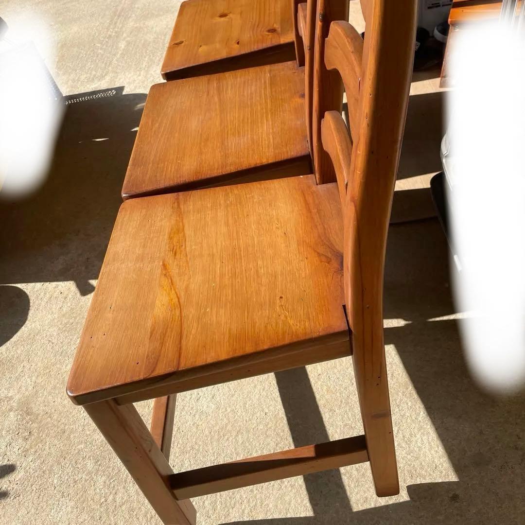 kingyokingyo カントリーパイン無垢材椅子ヴィンテージチェア1点