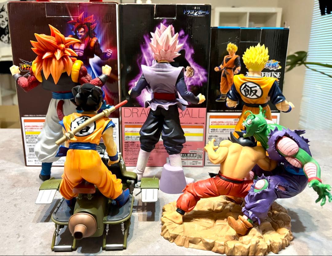 ドラゴンボール　ロゼ　超サイヤ人4ゴジータ　悟飯　マジュニア　一番くじ