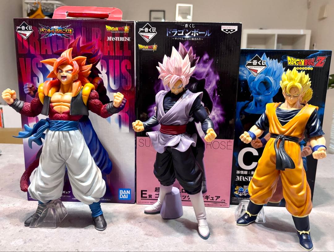 ドラゴンボール　ロゼ　超サイヤ人4ゴジータ　悟飯　マジュニア　一番くじ