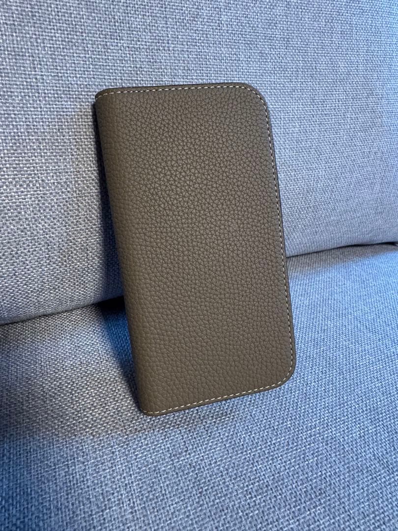 最終価格BONAVENTURA手帳型ケースエトープイエローiPhone15pro