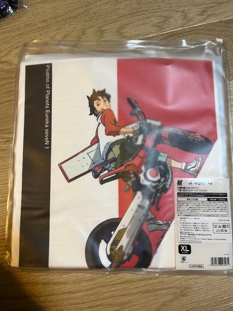 エウレカ BDパッケージ Tシャツ 1 白 L バンダイ