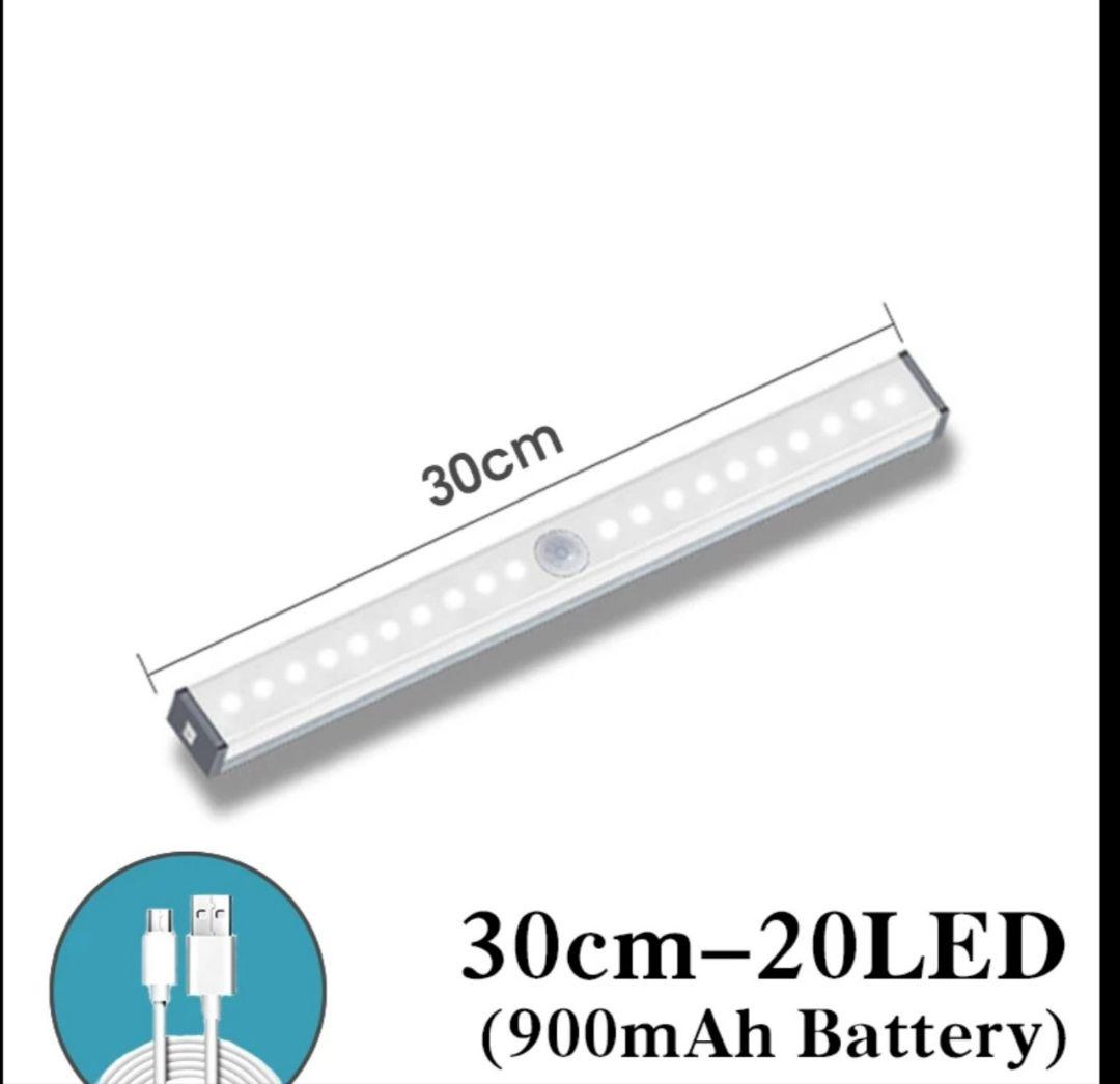 最新♪LEDライト3個センサーライトLED　人感　USB充電　モーションセンサー