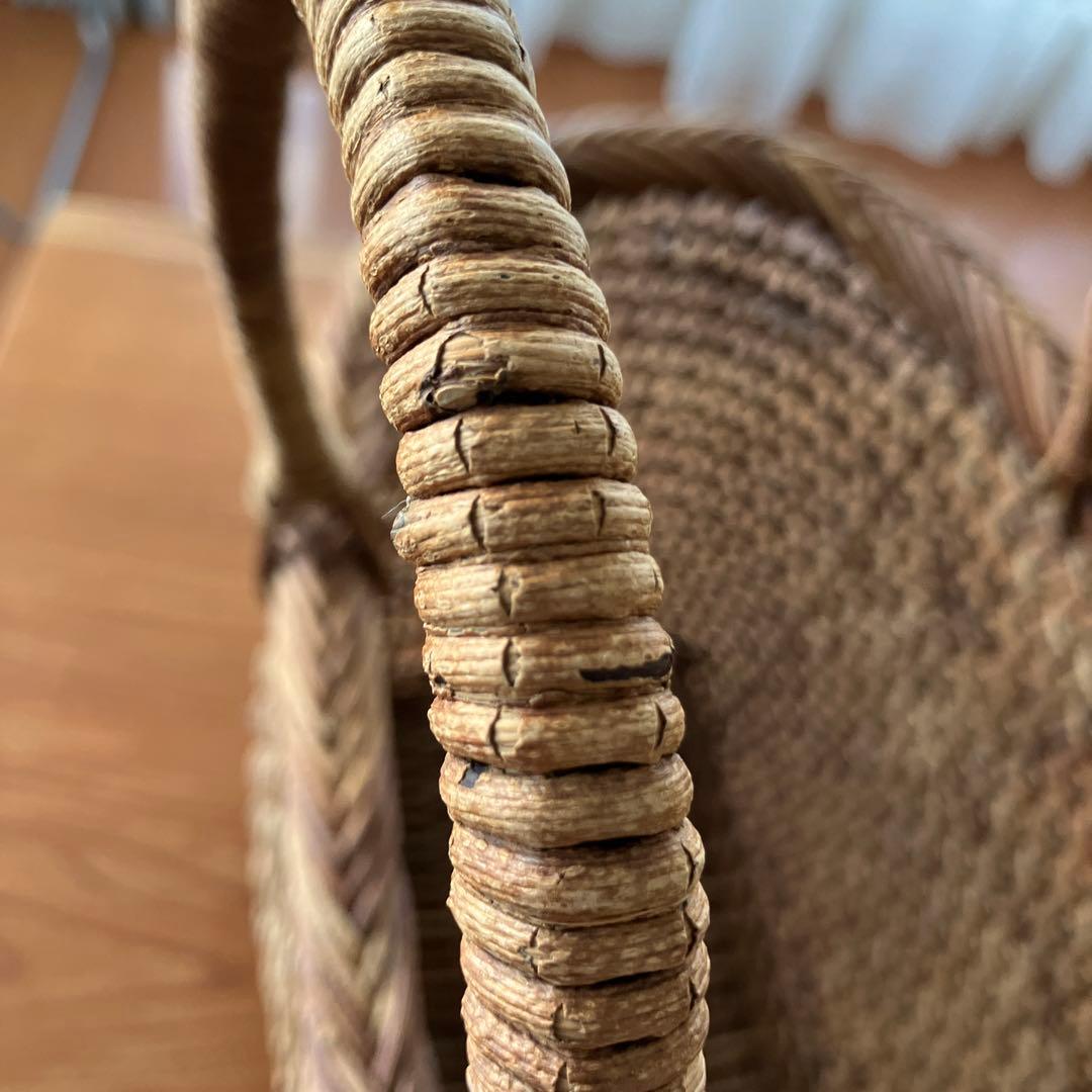 あけび　かご　バッグ