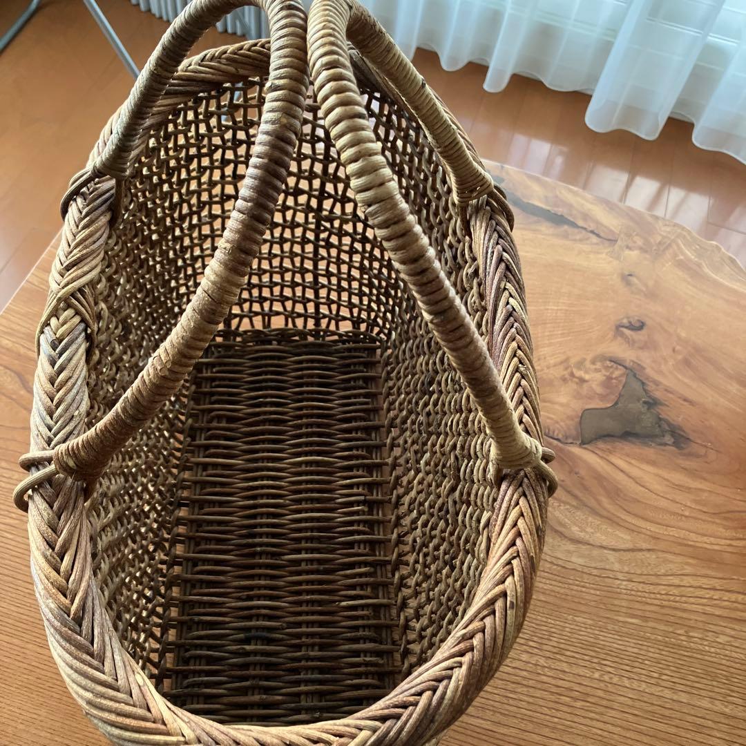 あけび　かご　バッグ