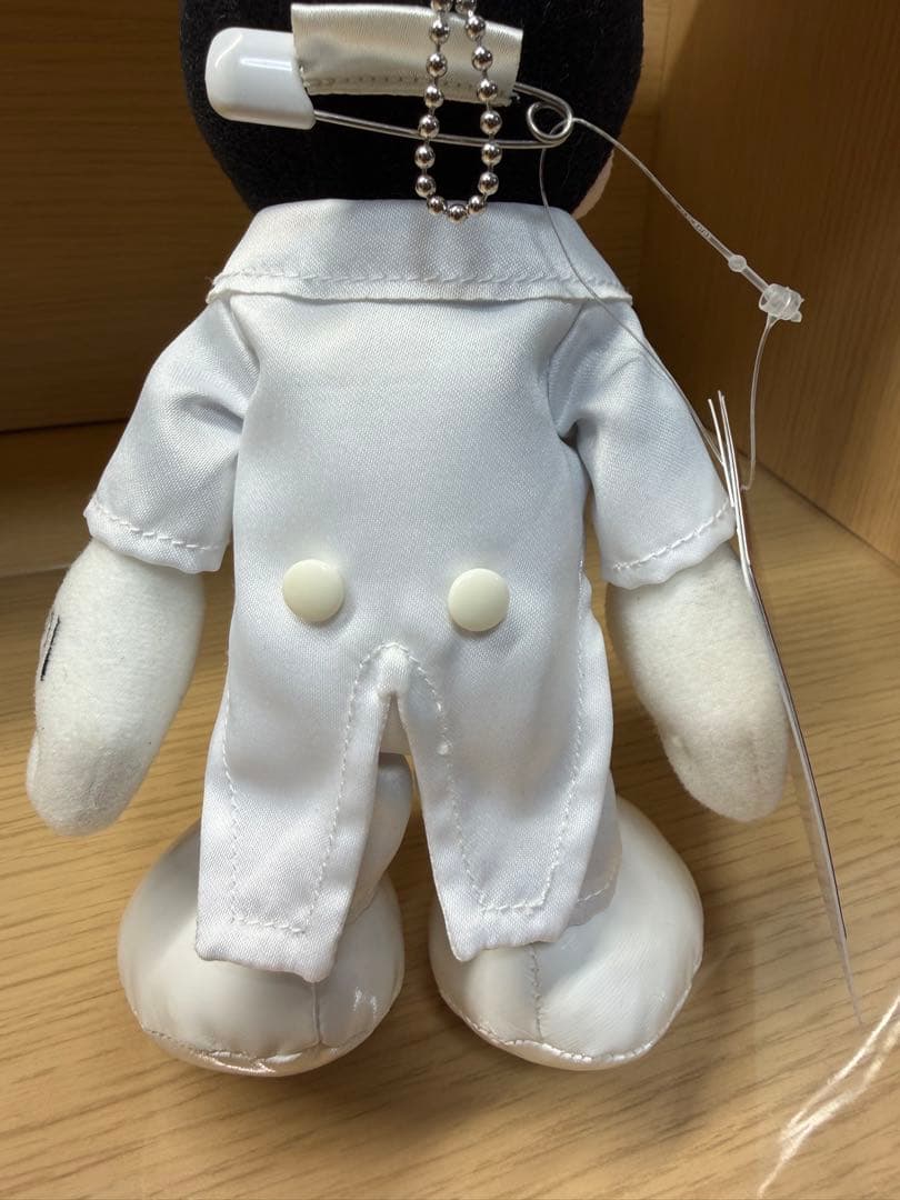 【新品タグ付き】ビッグバンドビート ぬいぐるみバッジ ミッキー 白タキ BBB