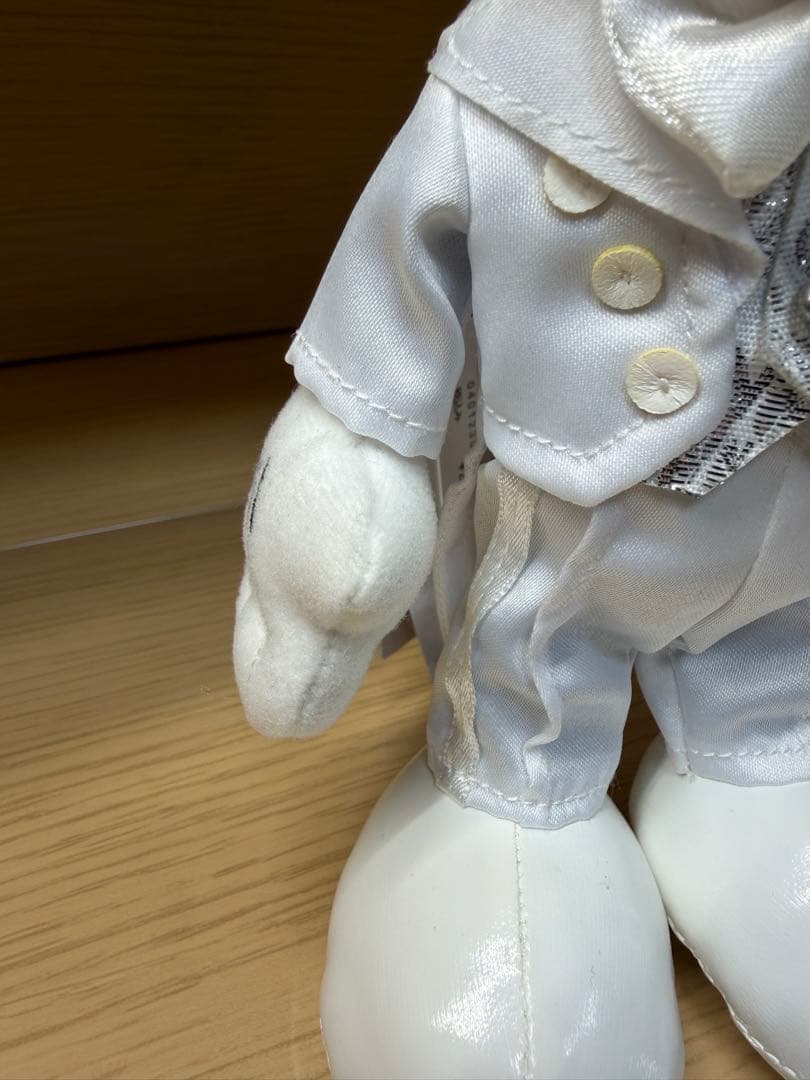 【新品タグ付き】ビッグバンドビート ぬいぐるみバッジ ミッキー 白タキ BBB