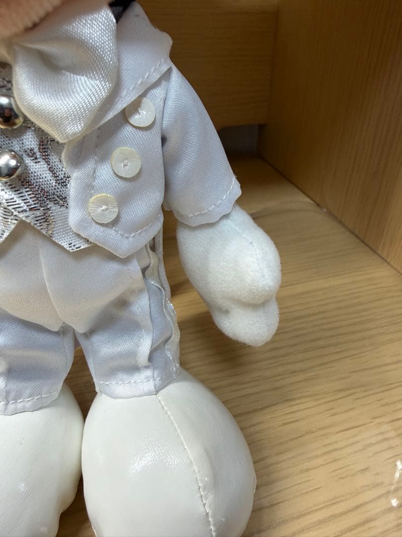【新品タグ付き】ビッグバンドビート ぬいぐるみバッジ ミッキー 白タキ BBB