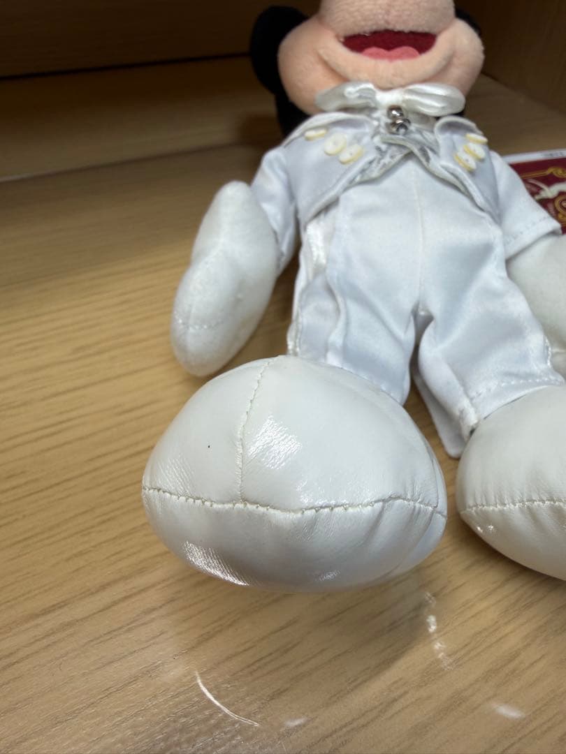 【新品タグ付き】ビッグバンドビート ぬいぐるみバッジ ミッキー 白タキ BBB