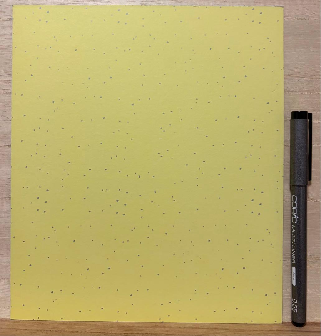 し*こ様 手描き　イラスト　アナログ　オリジナル　中色紙　五条悟