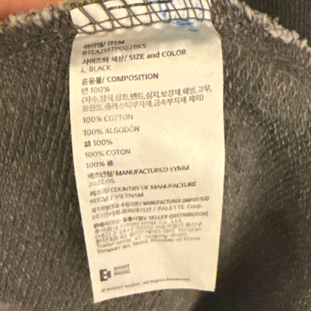 BTS ジョングク アーティストメイド フーディー パーカー　Lサイズ