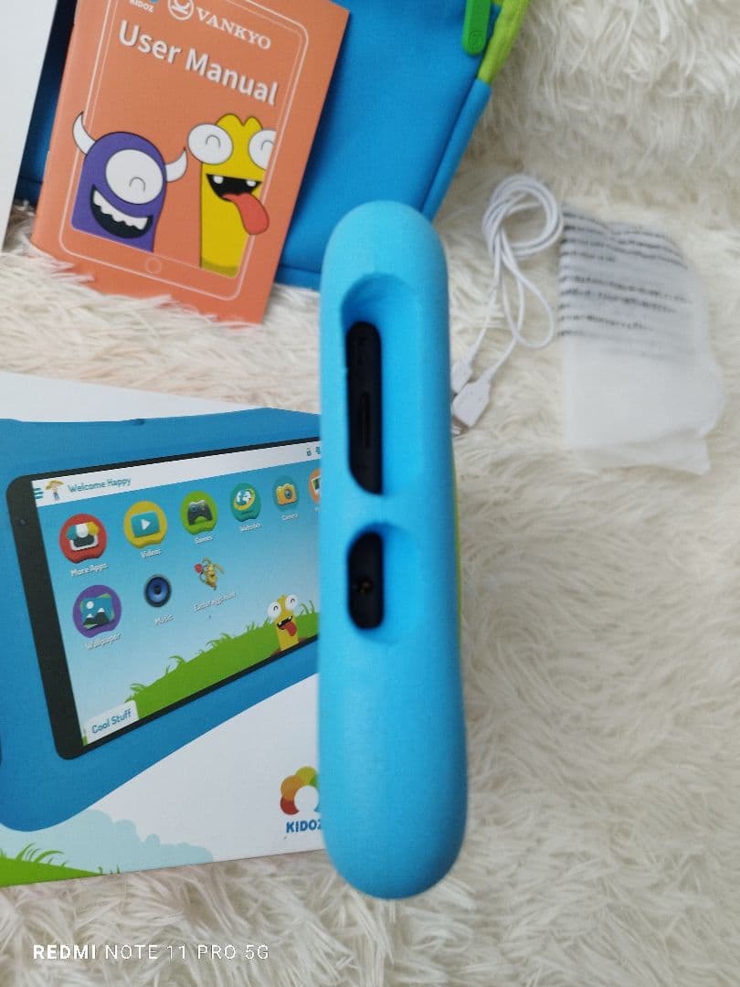 極美品】子供向けタブレット アンドロイドタブレット　キッズ用タブレット