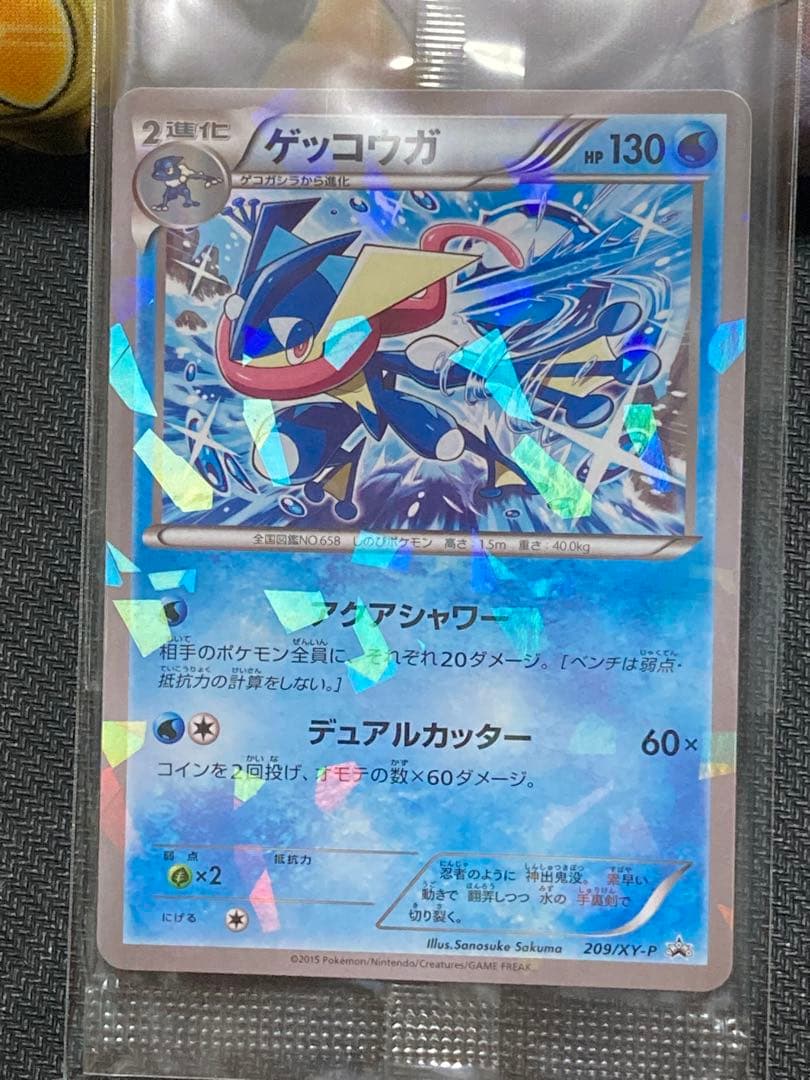 ポケモンカード　ゲッコウガ　プロモ　未開封　ファミマ　209/xy-p
