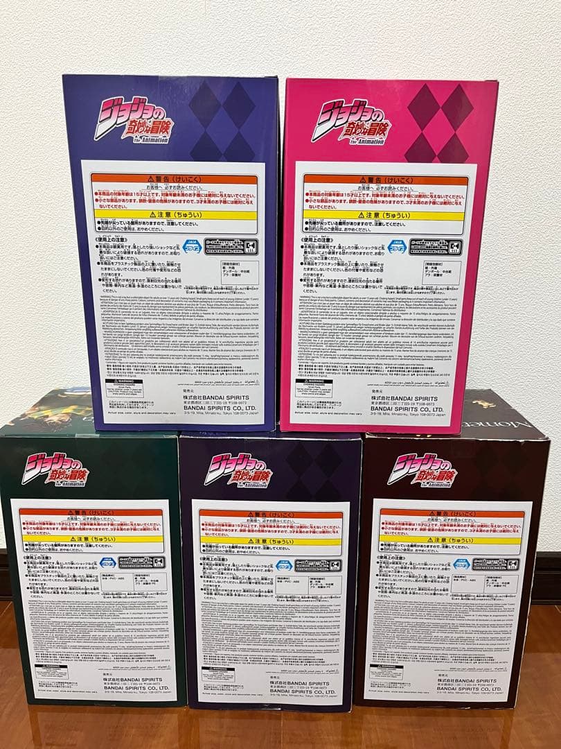 ジョジョの奇妙な冒険のMometriaフィギュア5体セット売り