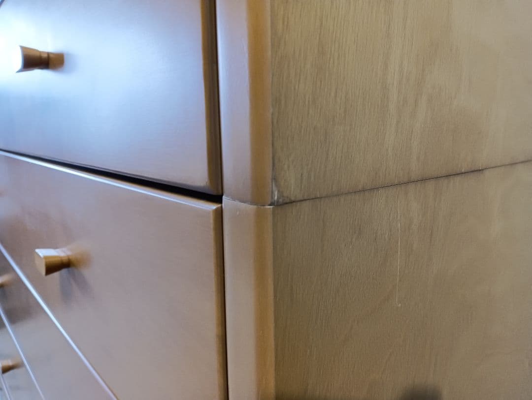 府中家具 SDシリーズ 桜 ハイチェスト 7段 箪笥 2001年製