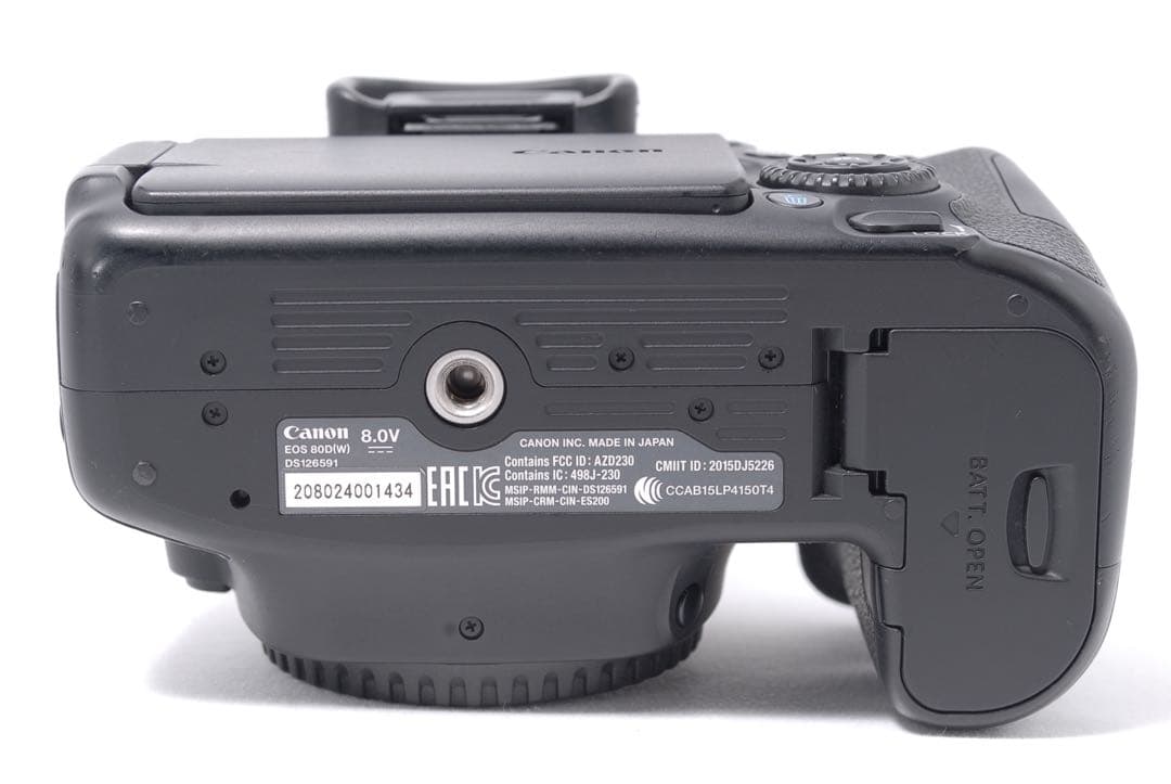 極美品✨Canon EOS 80D 標準レンズ付★Wi-Fi搭載★高画質・自撮り