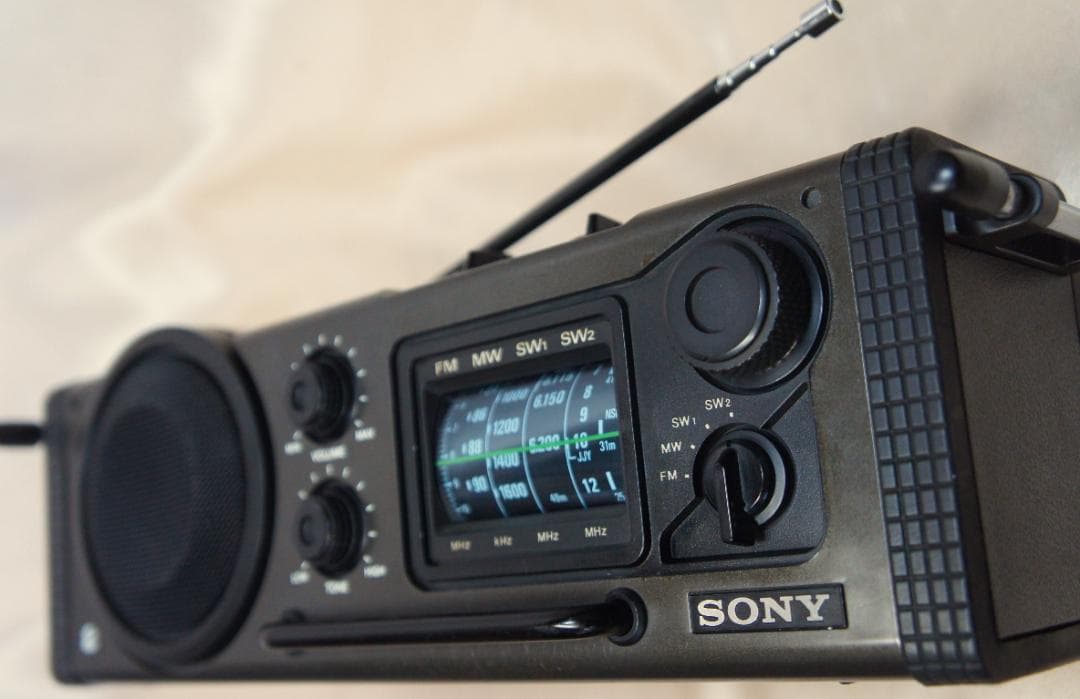 ☆綺麗☆動作品☆スカイセンサー☆ソニーSONY☆ICF-6000☆BCLラジオ