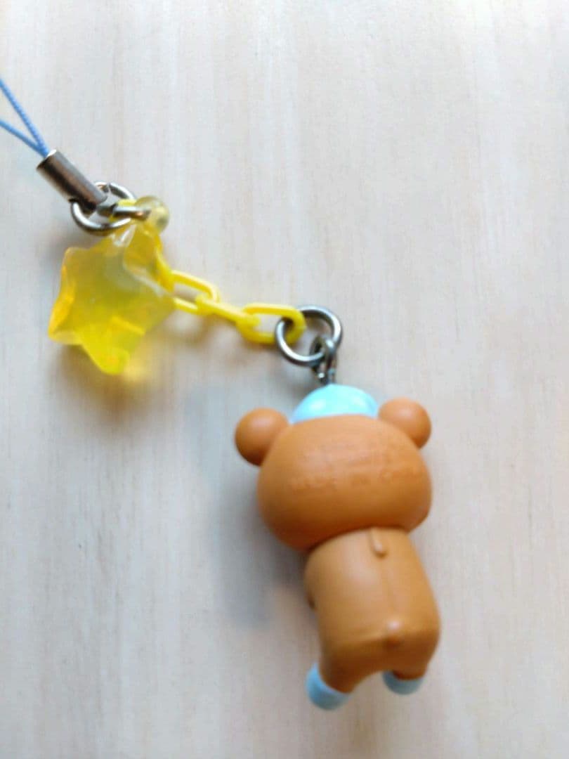 リラックマ　ストラップ付きマスコット　7点セット