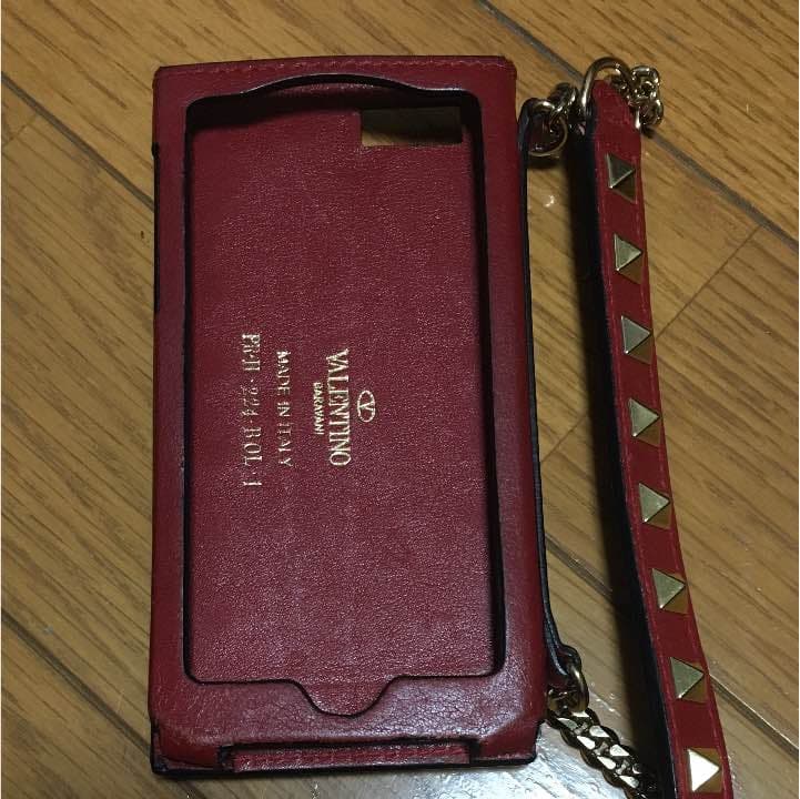 VALENTINO iPhone5 SE ケース ワインレッド