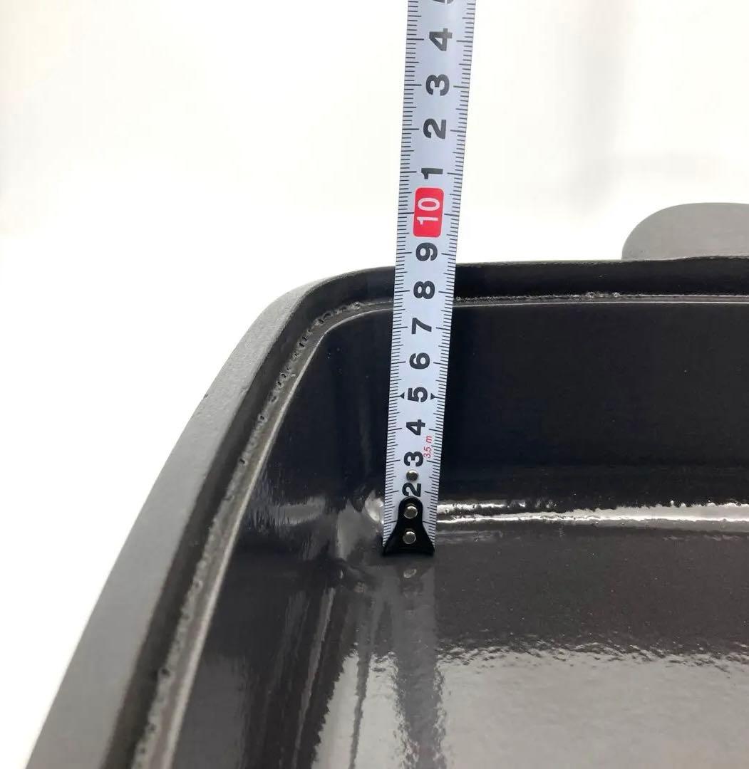 南部鉄器 岩鋳 おでん鍋 蓋あり　サイズ25×25 （内側ホーロー加工)