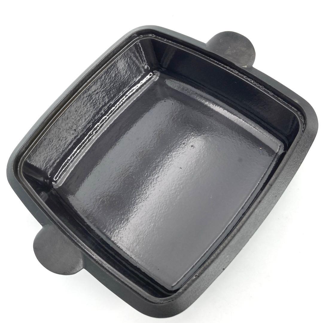 南部鉄器 岩鋳 おでん鍋 蓋あり　サイズ25×25 （内側ホーロー加工)