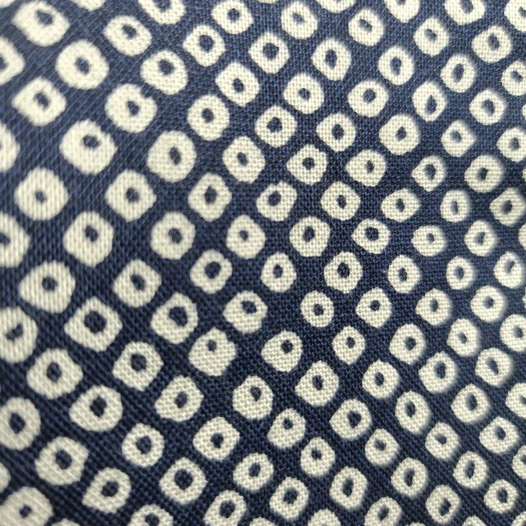 バンブー手提げ　鹿の子紋様　お祭りバッグ　神輿　和柄　バンブーバッグ　祭り用品