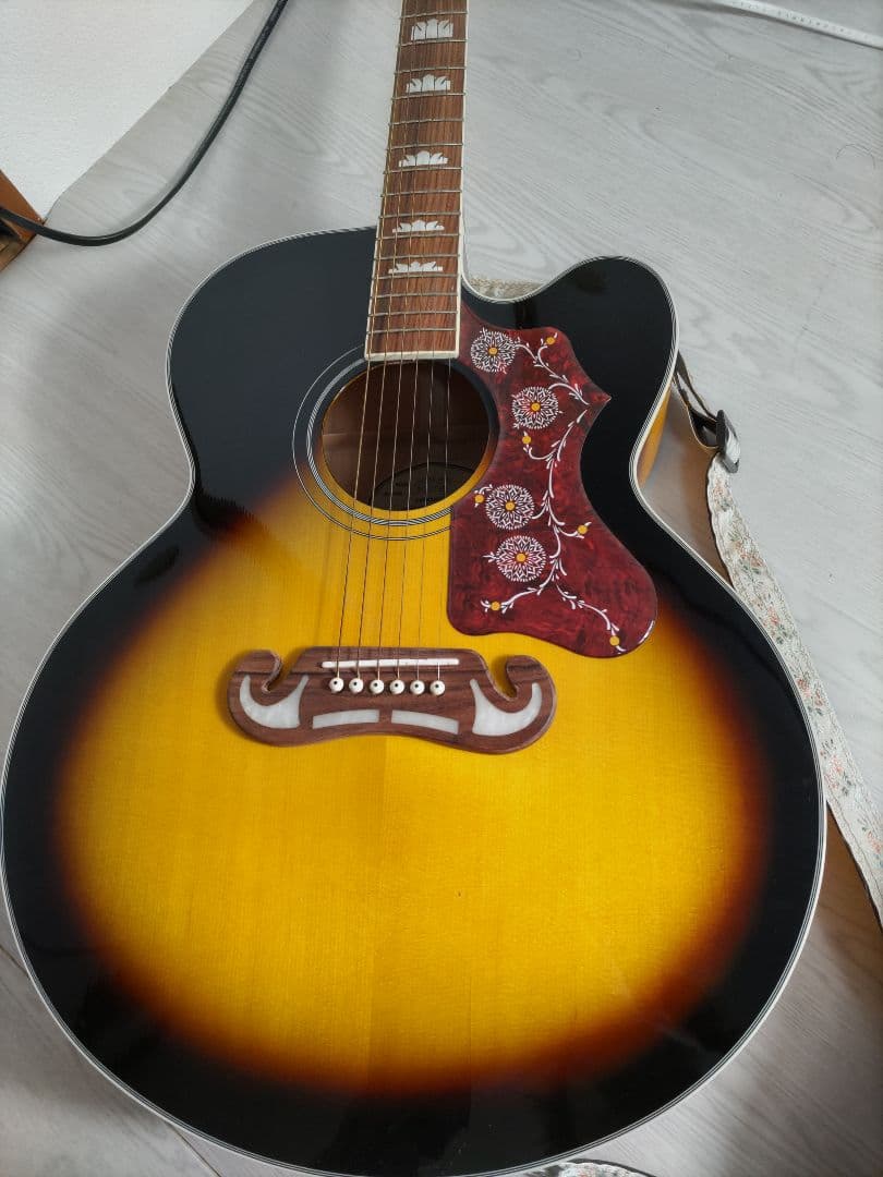 美品 Epiphone J-200EC Studio