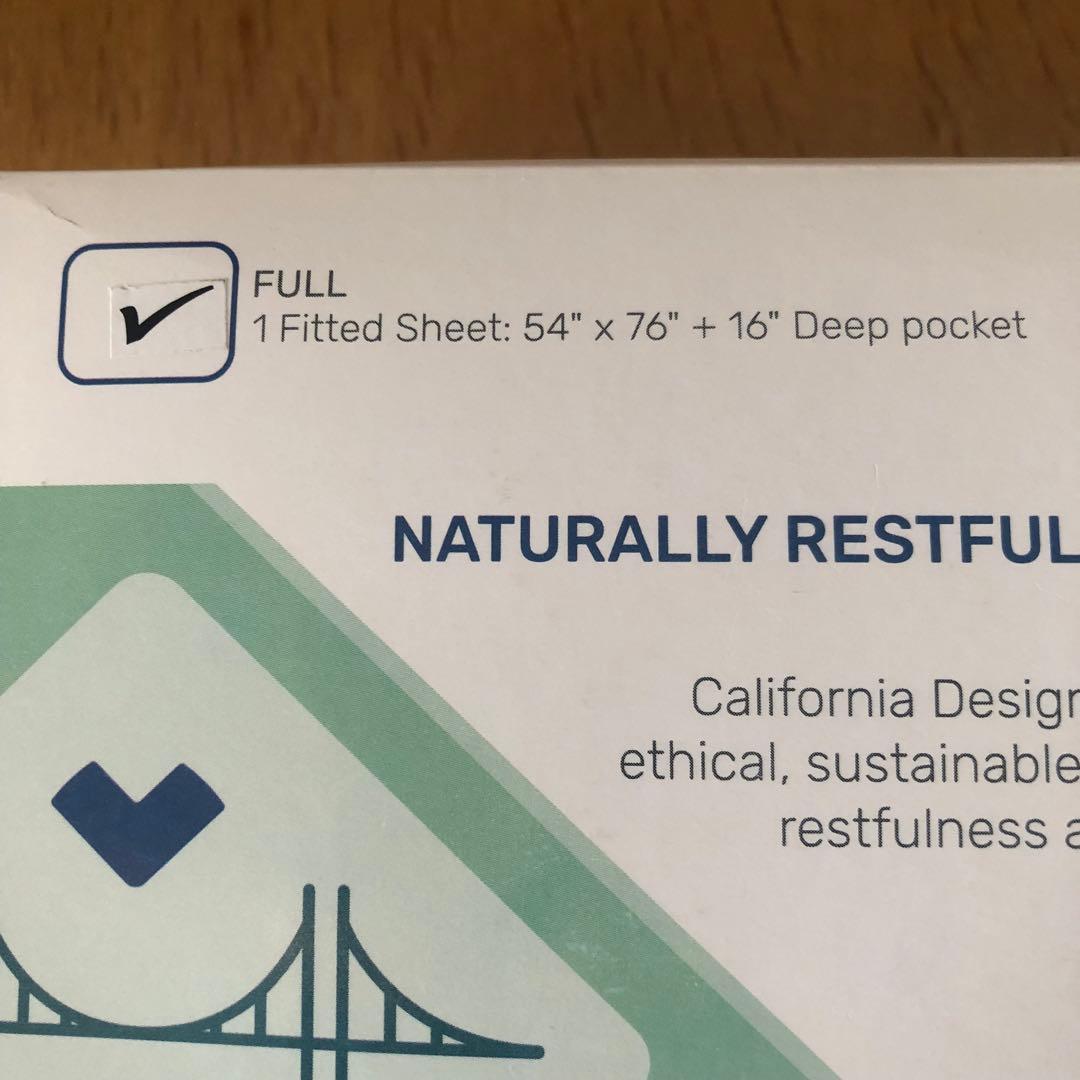 California Design Den fullコットン ボックスシーツ