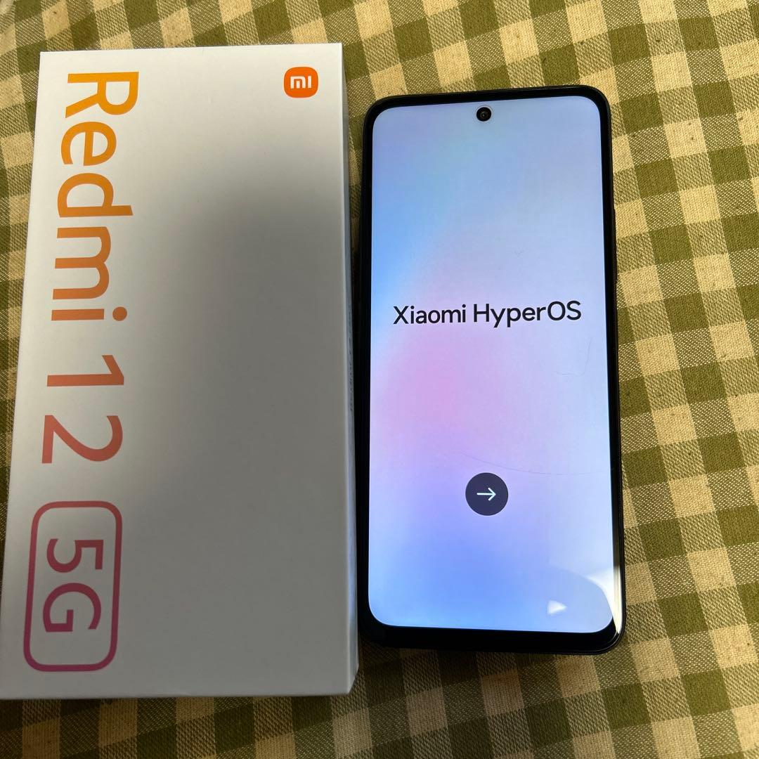 Xiaomi Redmi 12 5G 本体 + クリアケース
