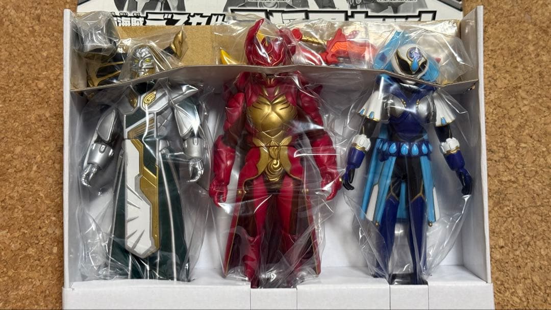 【フィギュア未開封】超星艦隊セイザーX 宇宙海賊デスカル3将軍セット