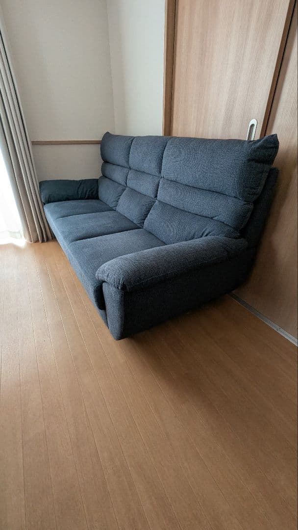 東京インテリア 3人掛ソファ シアン