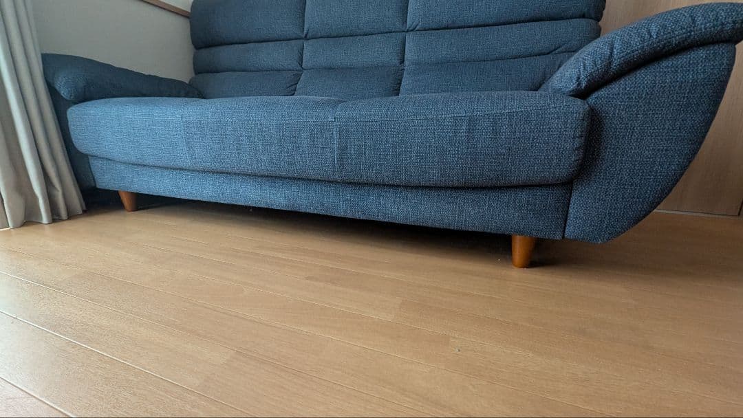 東京インテリア 3人掛ソファ シアン