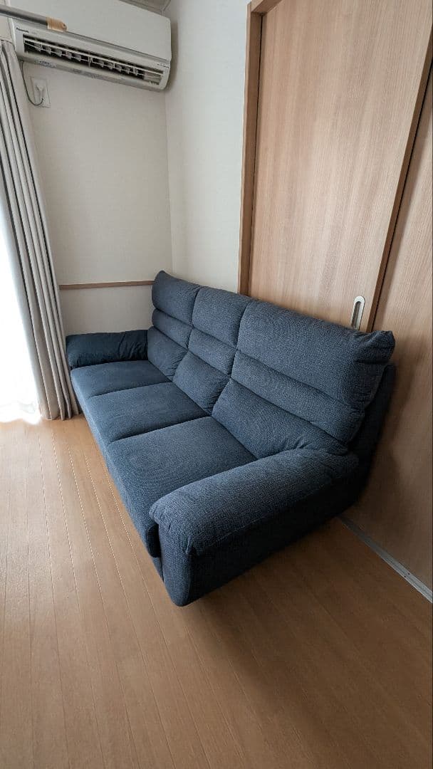 東京インテリア 3人掛ソファ シアン