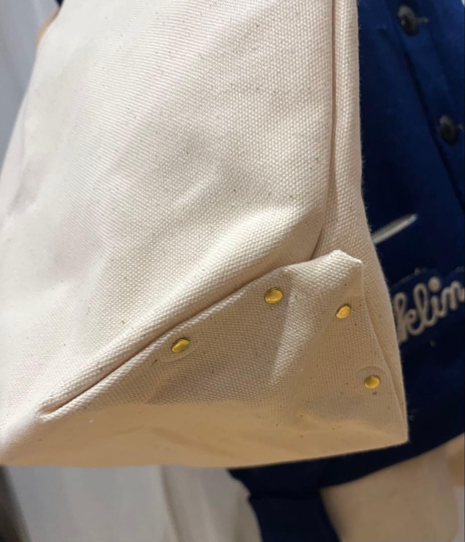 値下げしました！ ハンドメイド　トートバッグ　厚手4号帆布