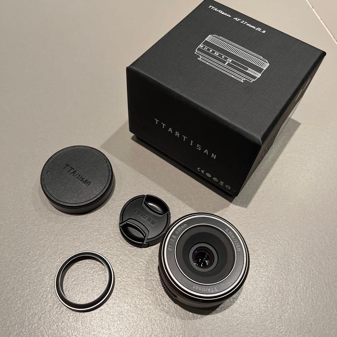 TTArtisans AF 27mm f2.8 チタンブラック Xマウント
