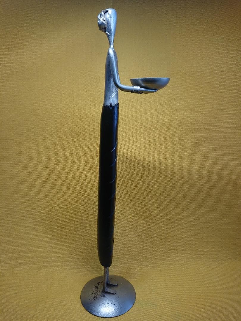 ビンテージ　人形　金属　オブジェ　置物　インテリア　工芸品　美術品　A1406