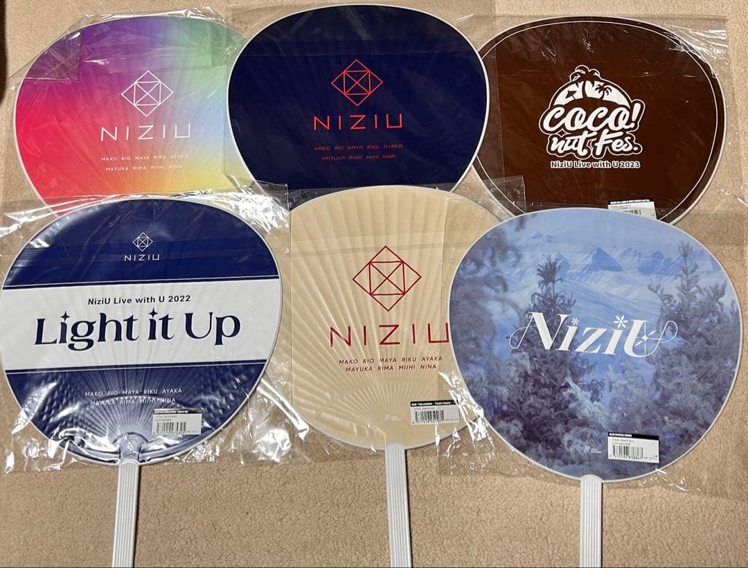 NiziU ペンライト マユカ うちわカバー