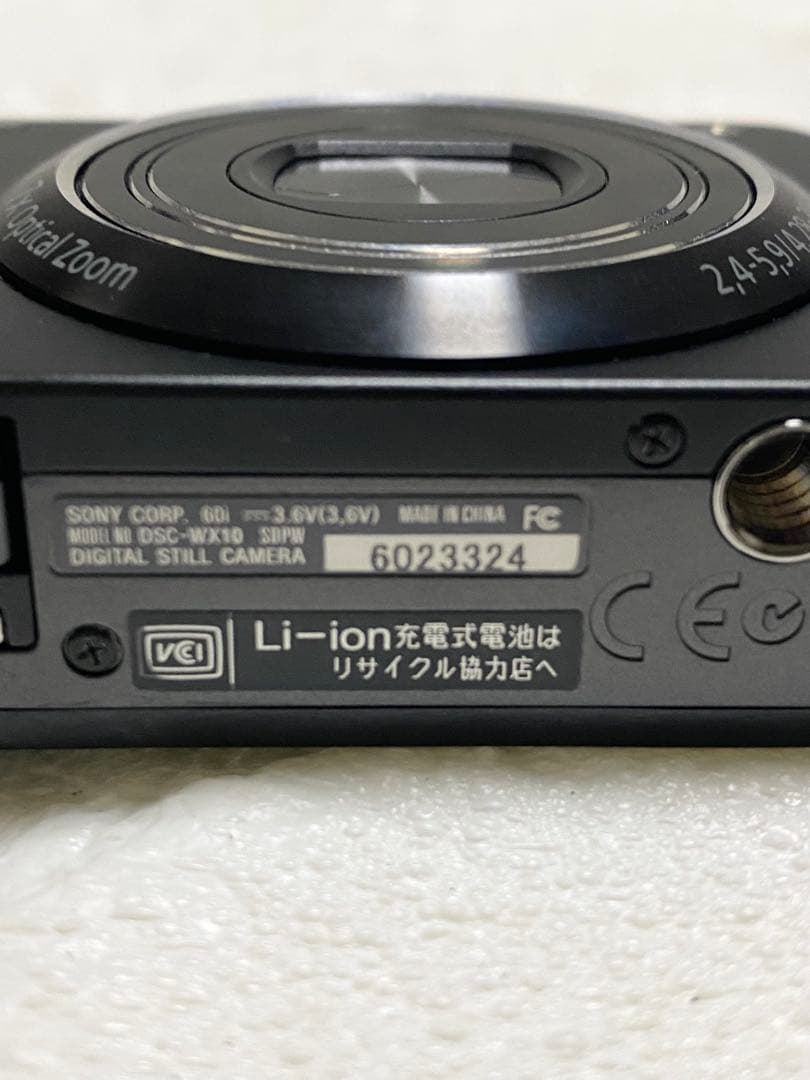 【ジャンク】SONY Cyber-shot DSC-WX10 黒