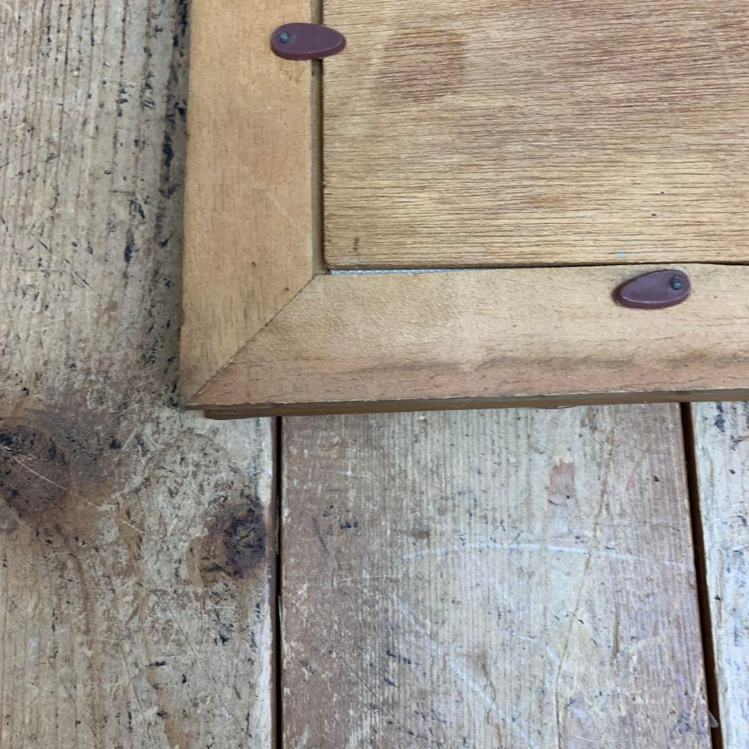 E-壁 【アンティーク】ミニ油絵 港の風景 額装 サイン入り インテリア