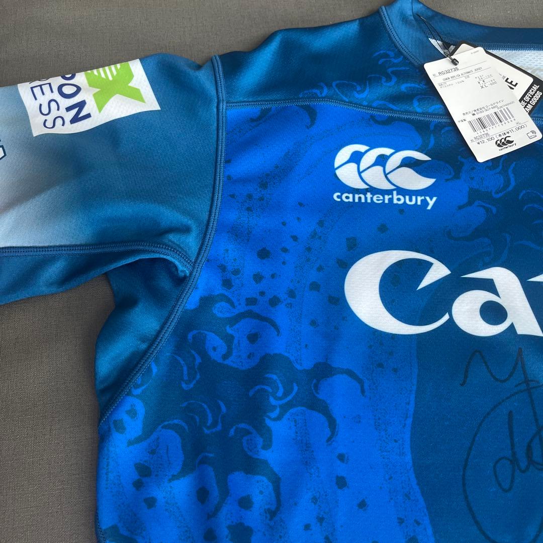 キャノン　イーグルス　ファフデクラーク選手 直筆サイン入りユニフォーム　未使用品