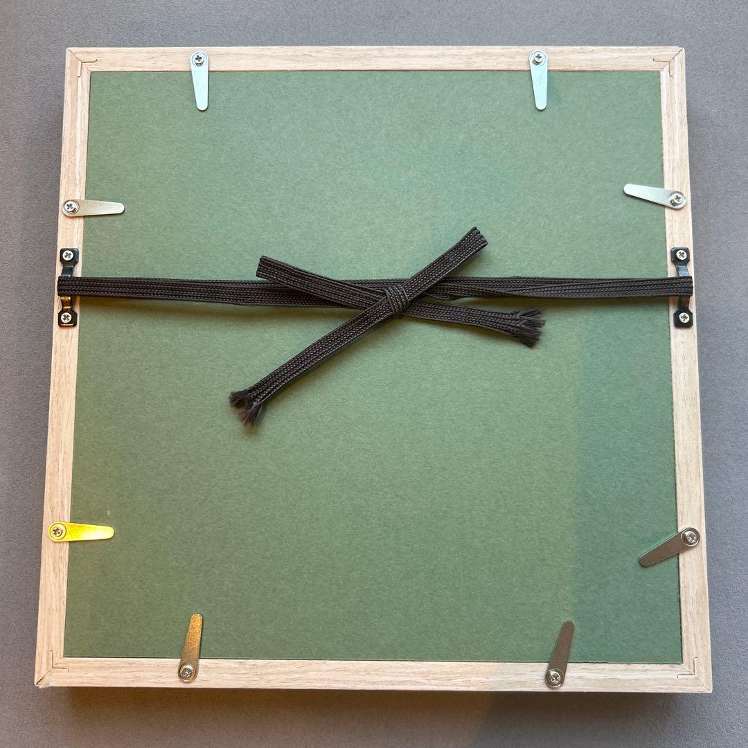 ウサギのリトグラフ 木製フレーム付き