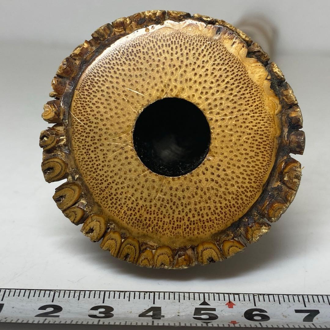 竹風在銘　銀三線尺八　約45cm 東N7-1025①