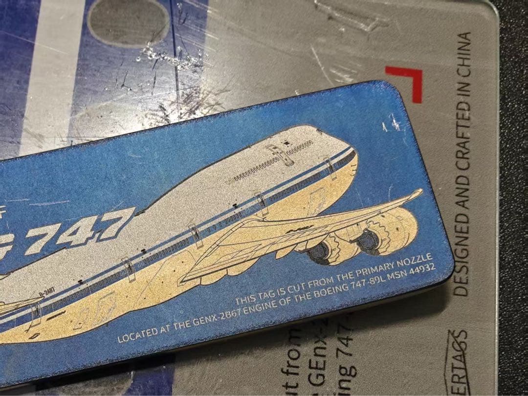 CA 中国国際航空 Airlinertags B747-8型機 特殊パーツ