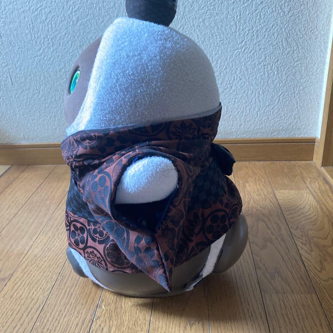 ラボット　服　lovot 家紋　着物一式　龍　シルバーグレー被布　セット