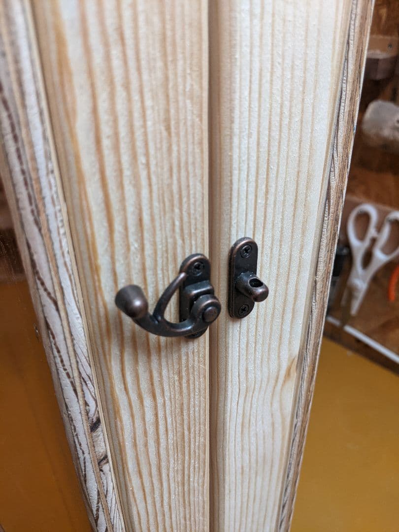 マルシェ・フリマ・イベント出店用　取っ手付木製ケース［什器］