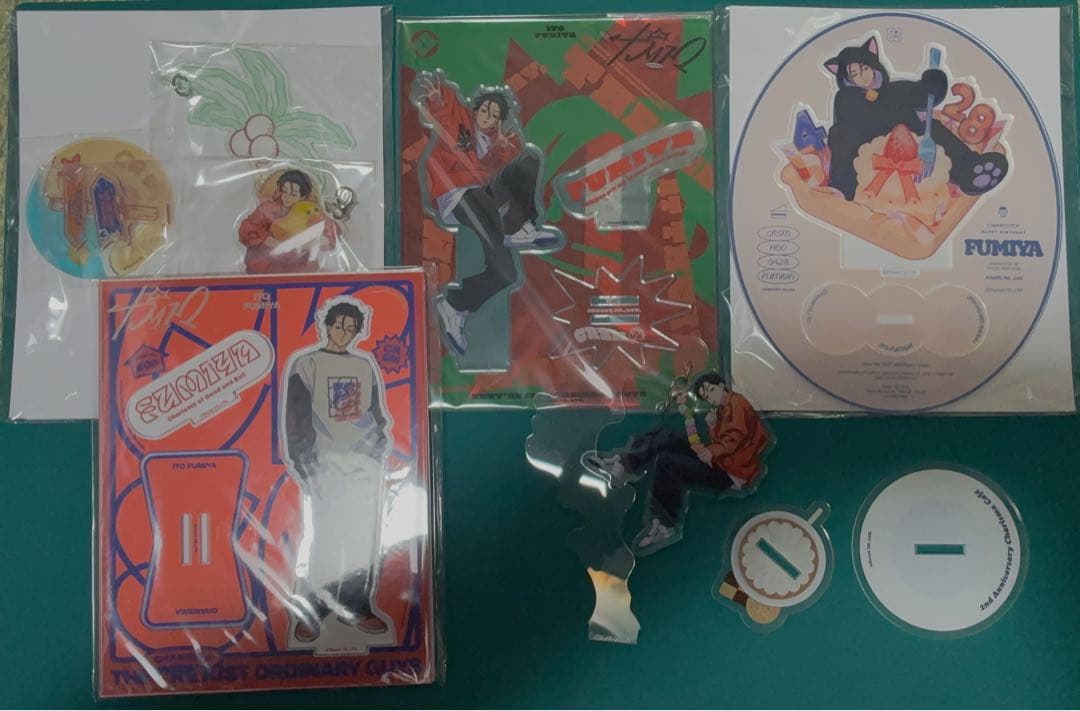 【週末限定価格】伊藤ふみや アクリルスタンド16点セット　おまけ付き