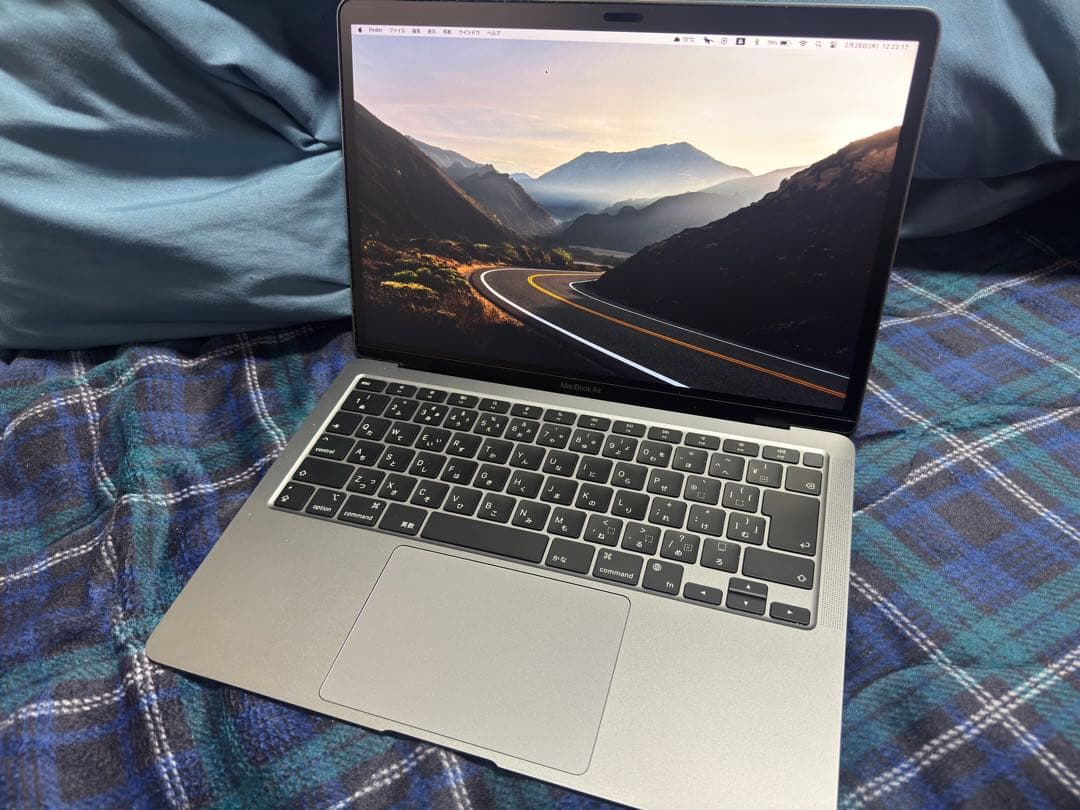 【美品】MacBook Air M1 スペースグレイ　バッテリー残98%